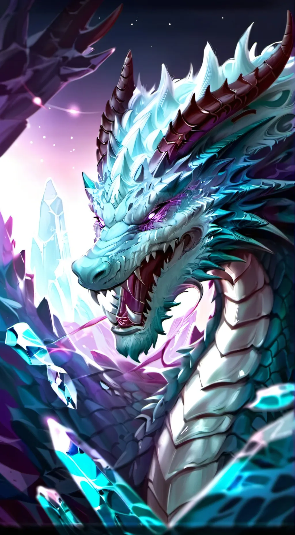 ai character: Blizzardmon  background