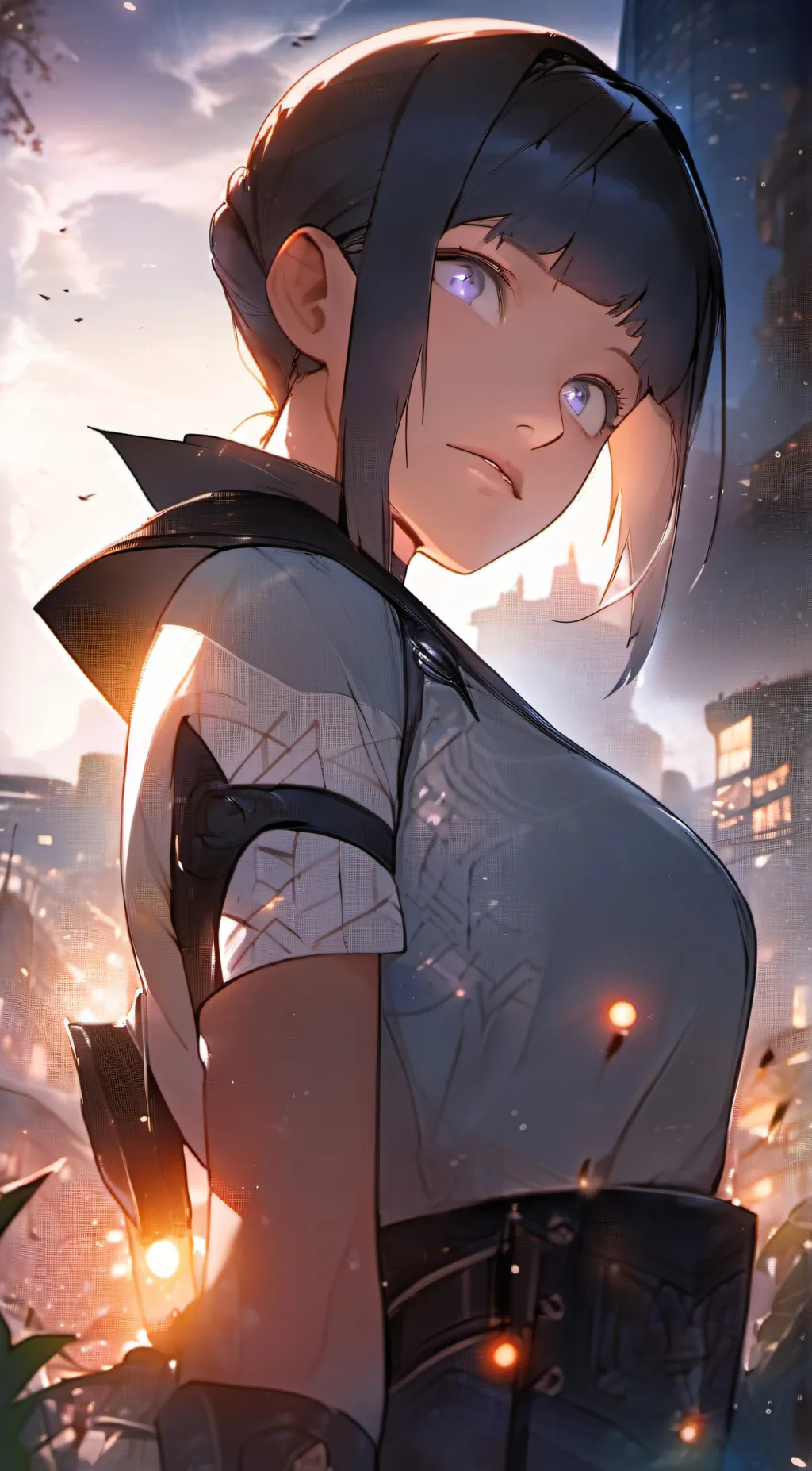 ai character: hinata hyuga background