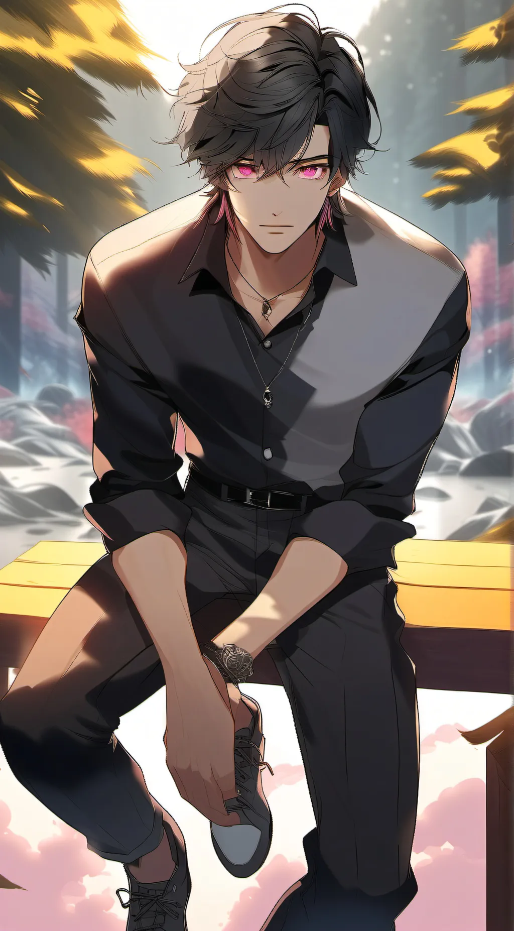 ai character: Leo background