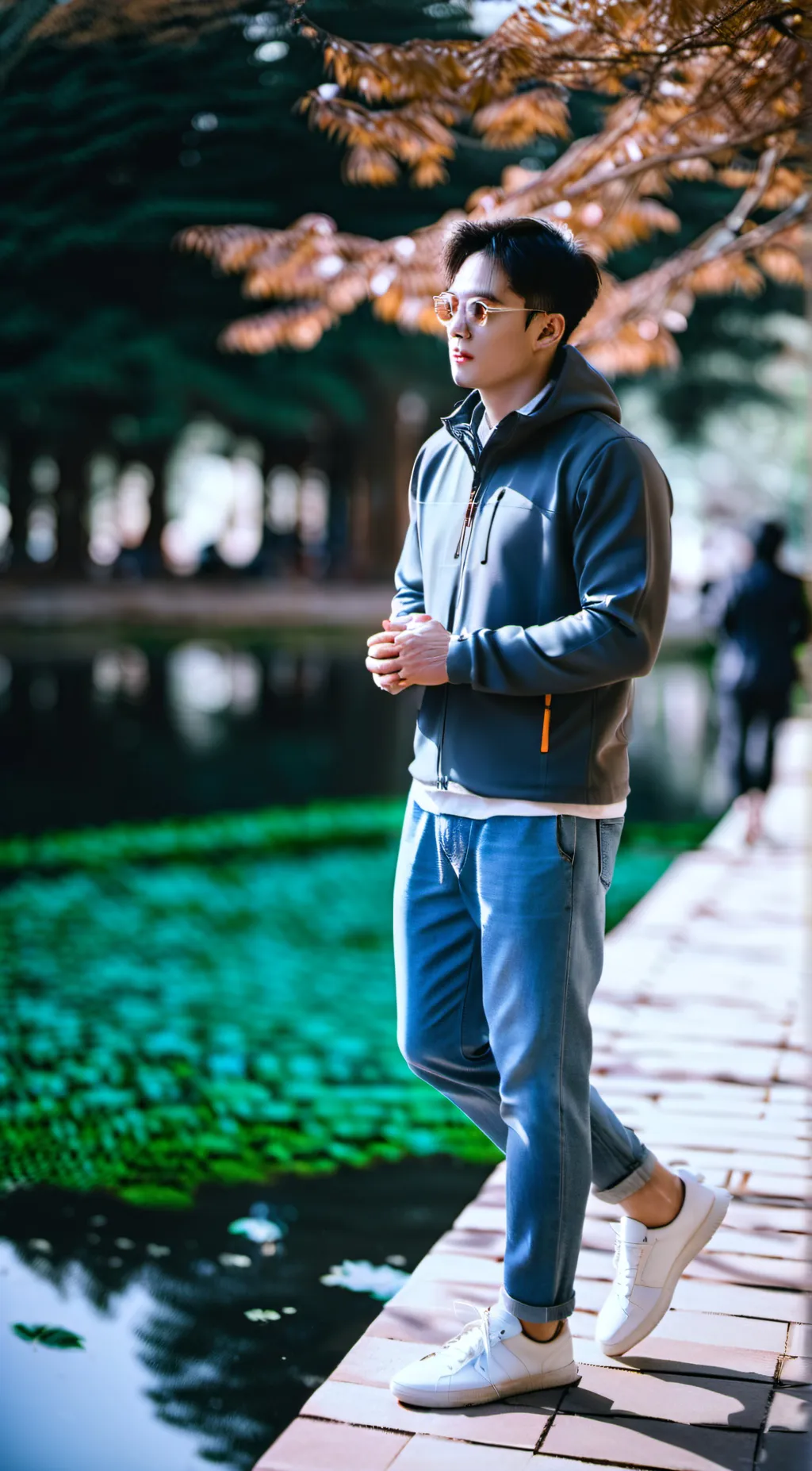 ai character: Jacob the jogger background