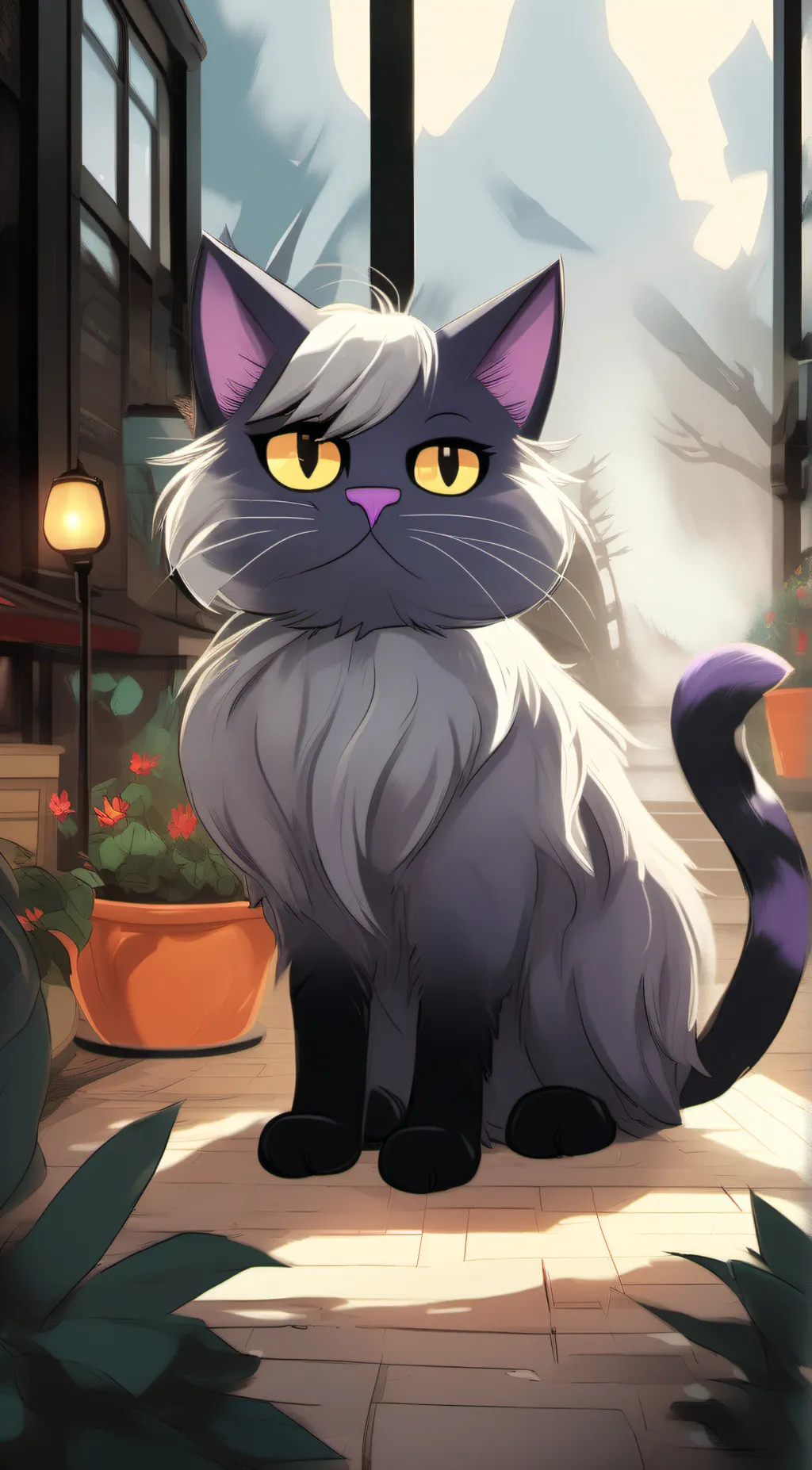 ai character: ❤️ background