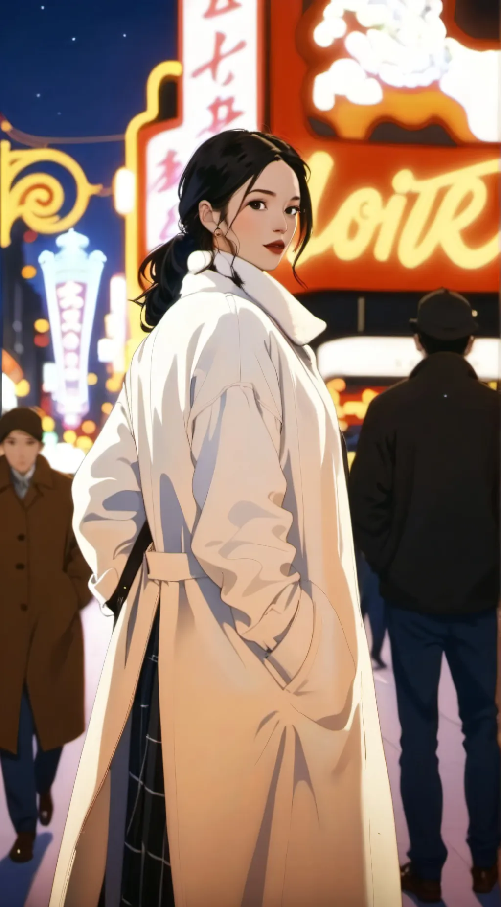 ai character: Ashley background