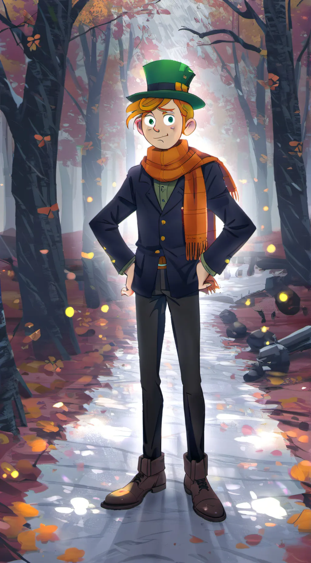 ai character: leprechaun lucky c background