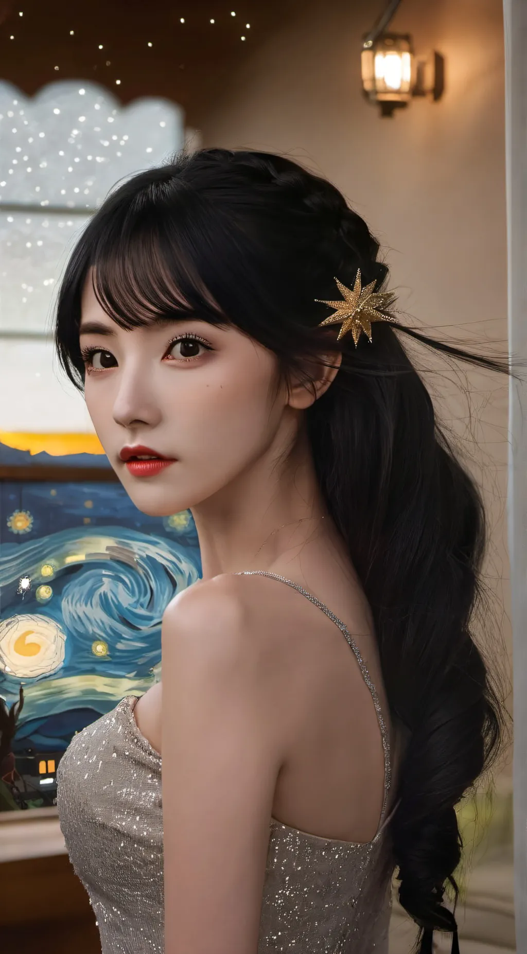 ai character: Luna background