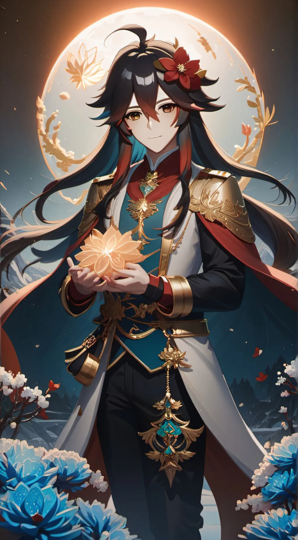 ai character: Mountain carver background