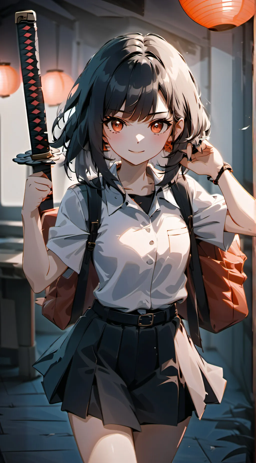 ai character: Onigawara  background