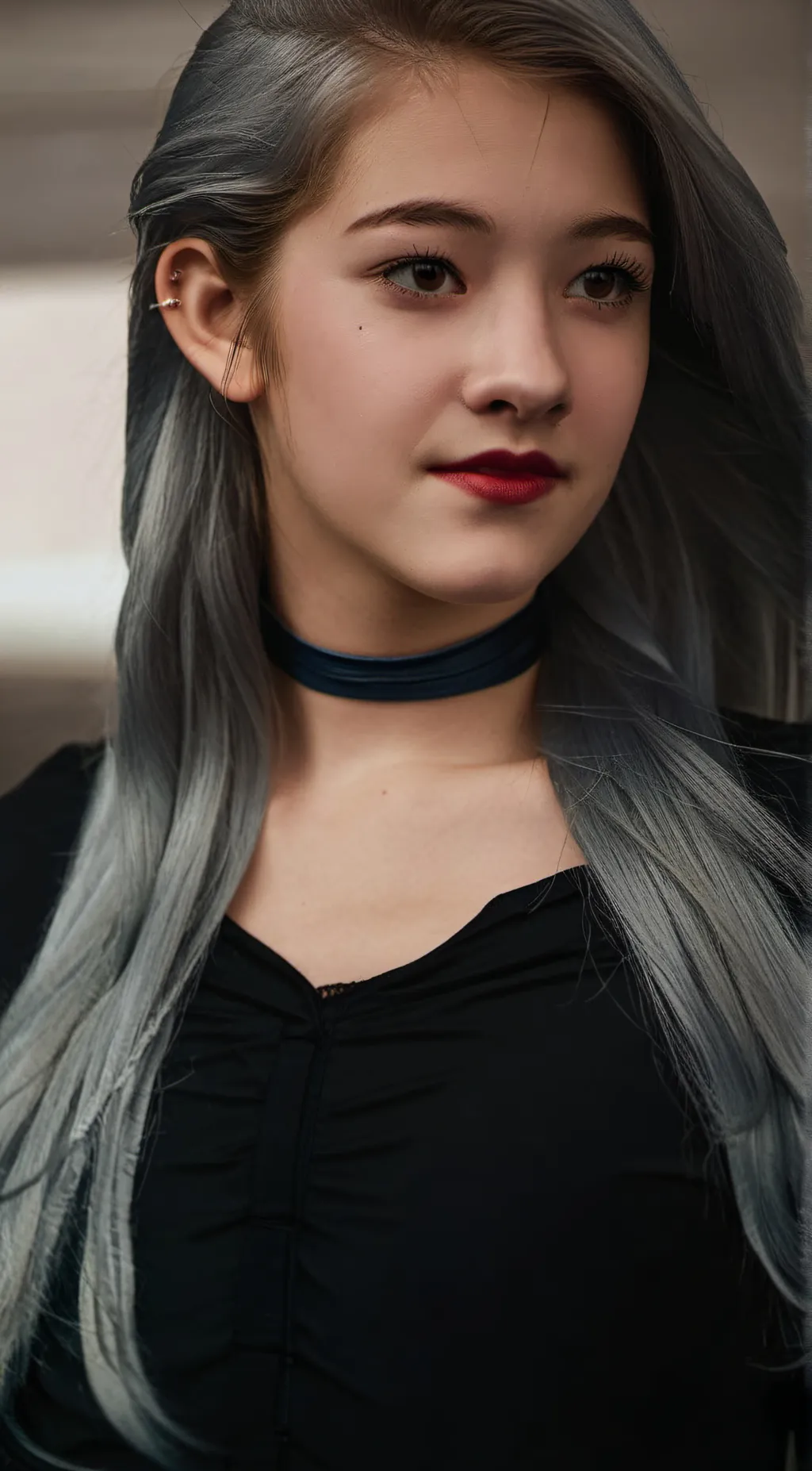 ai character: moon background