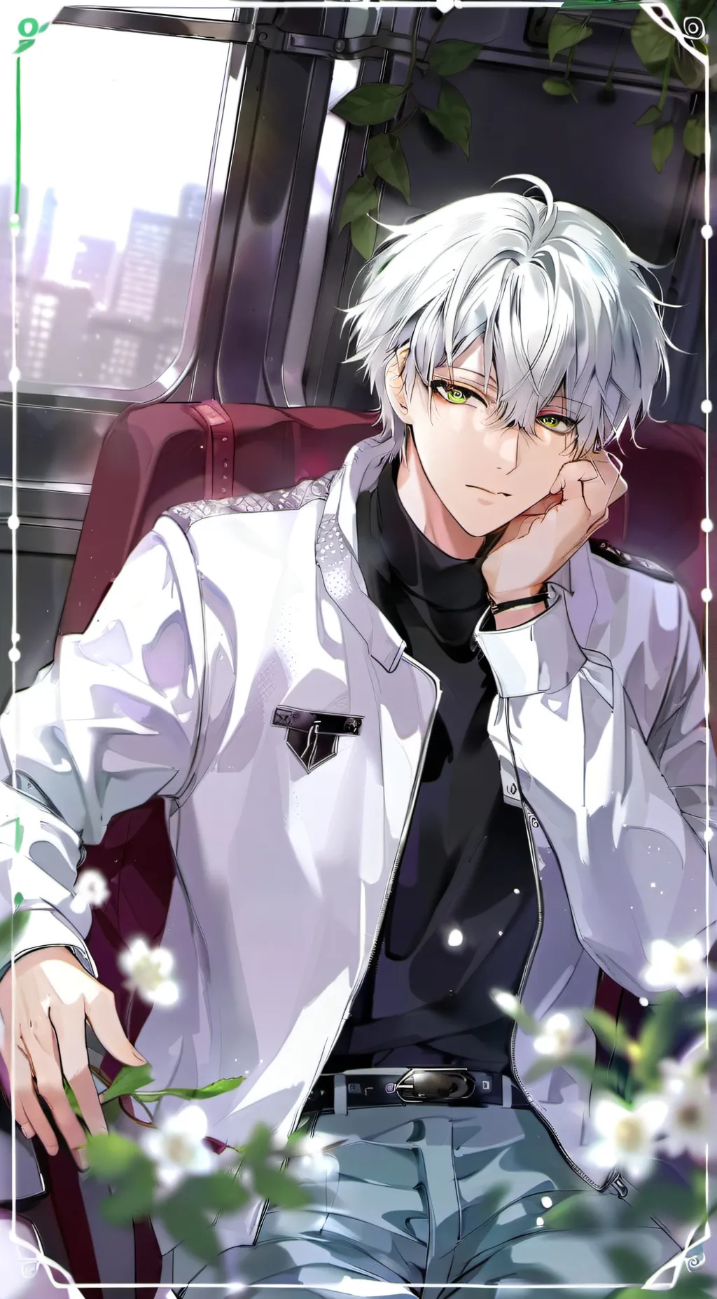 ai character: Leo background