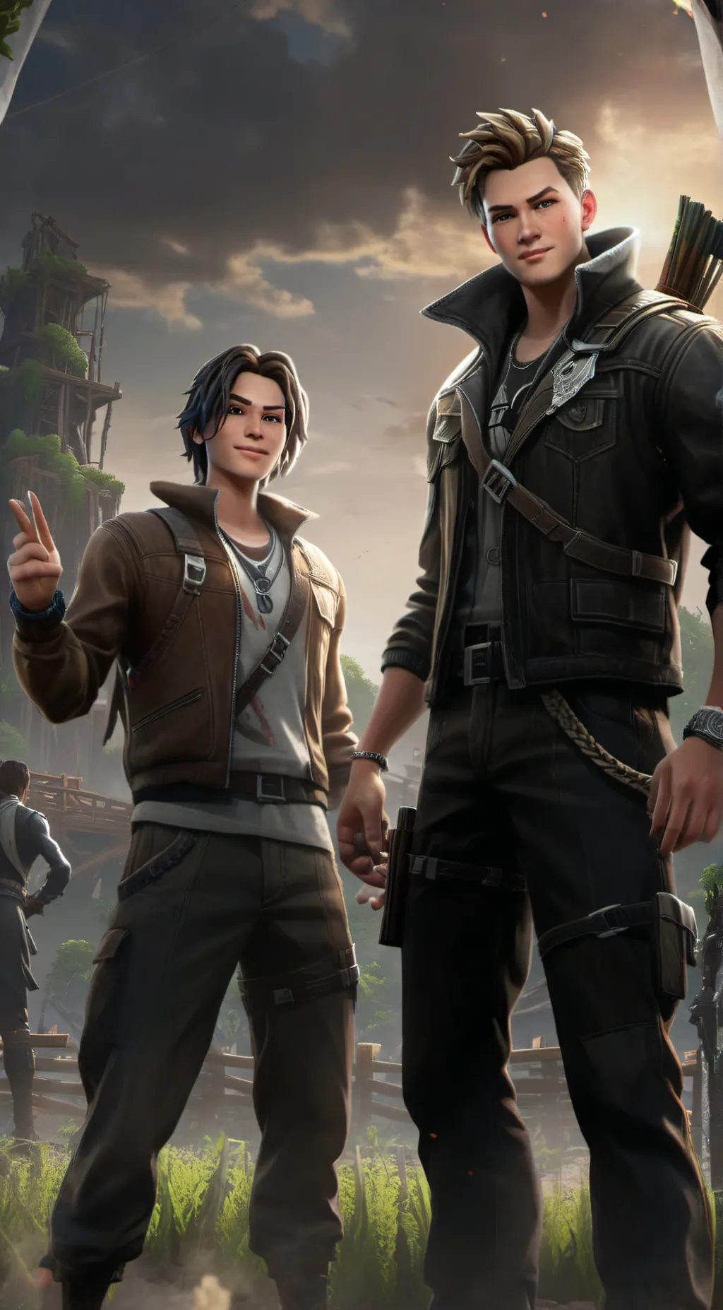 ai character: Fornite player background