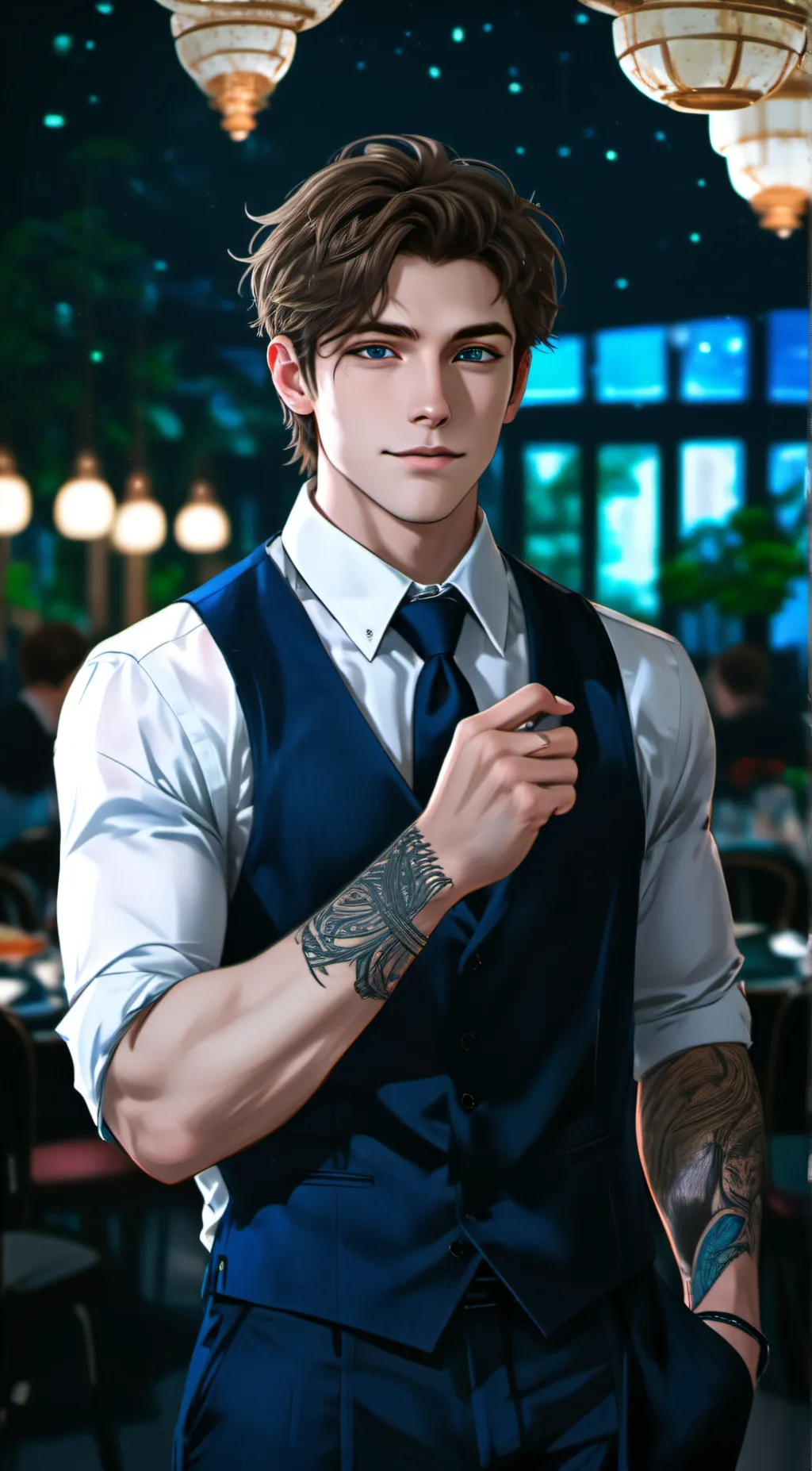 ai character: Arthur background