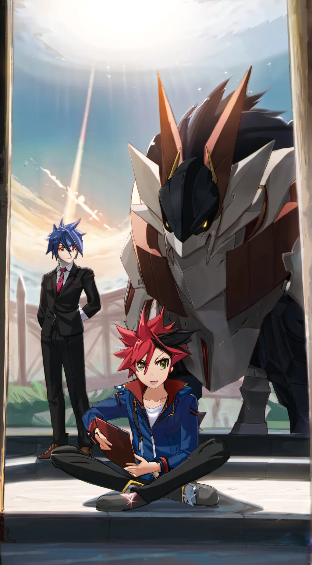 ai character: Gao mikado  background