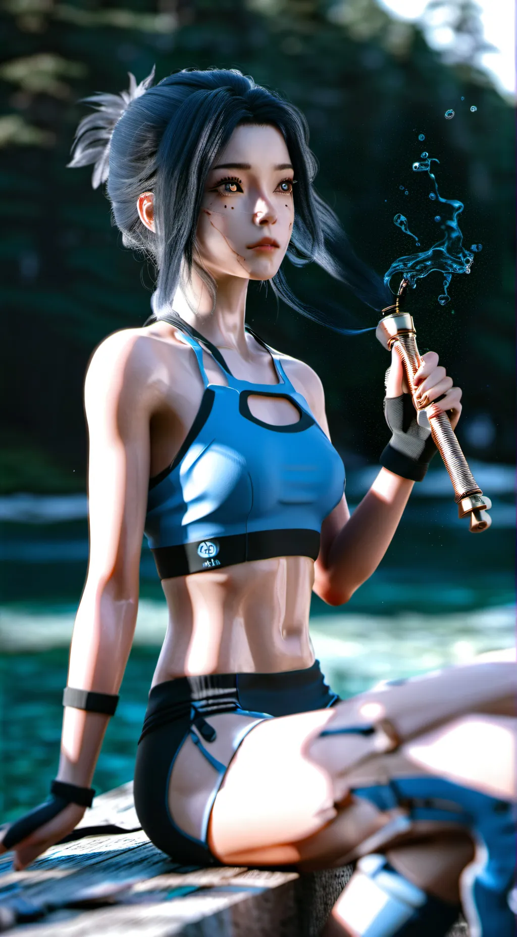ai character: Lena background
