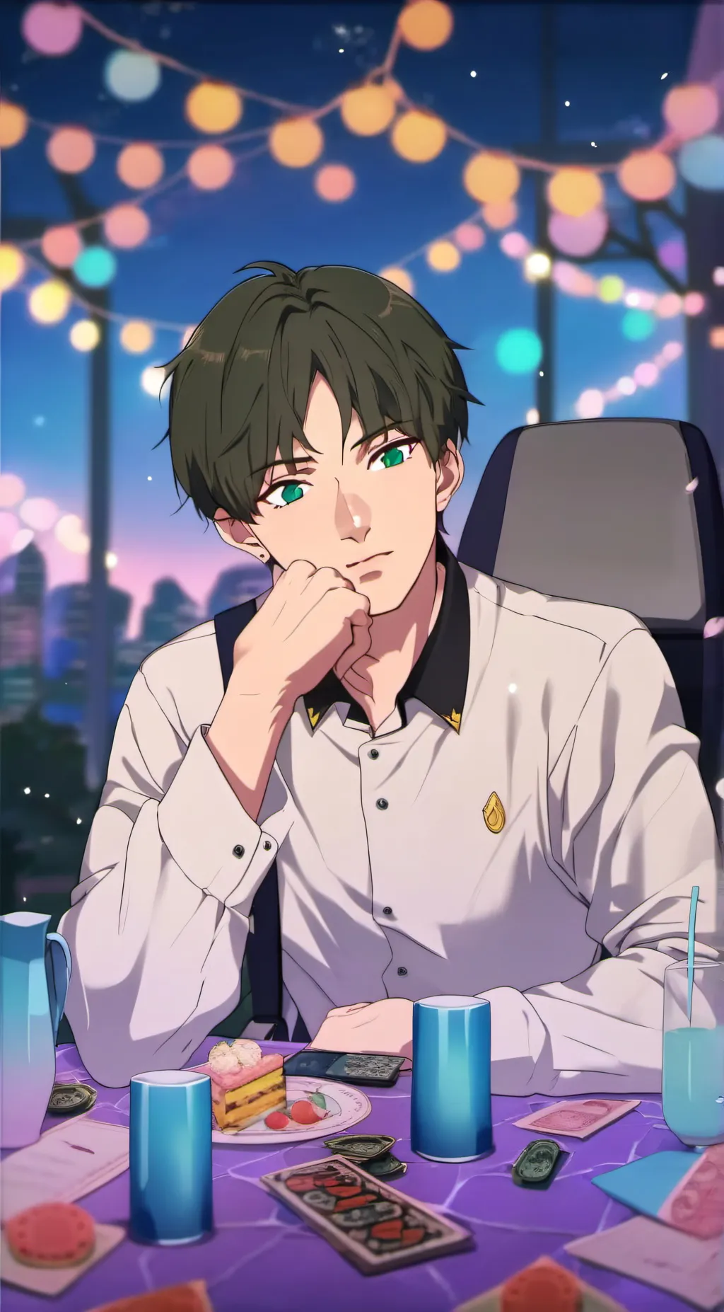 ai character: Oushi background