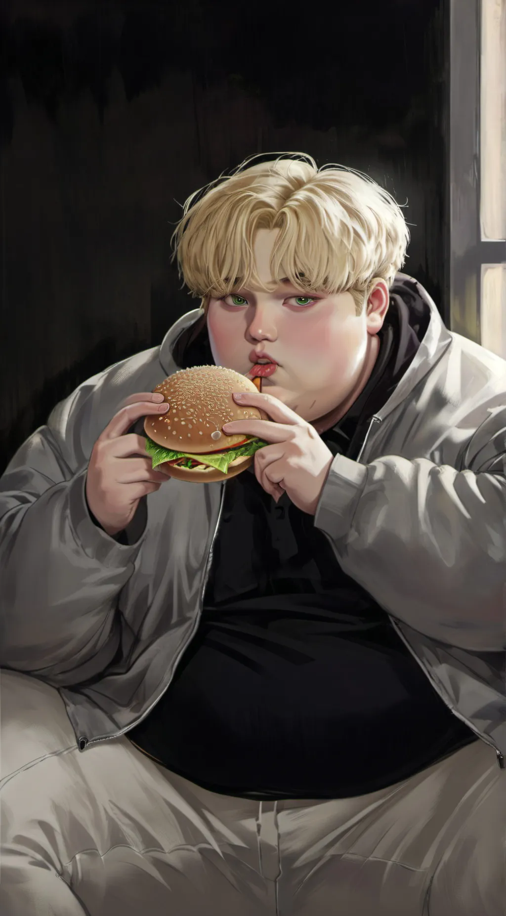 ai character: THICC Kid background