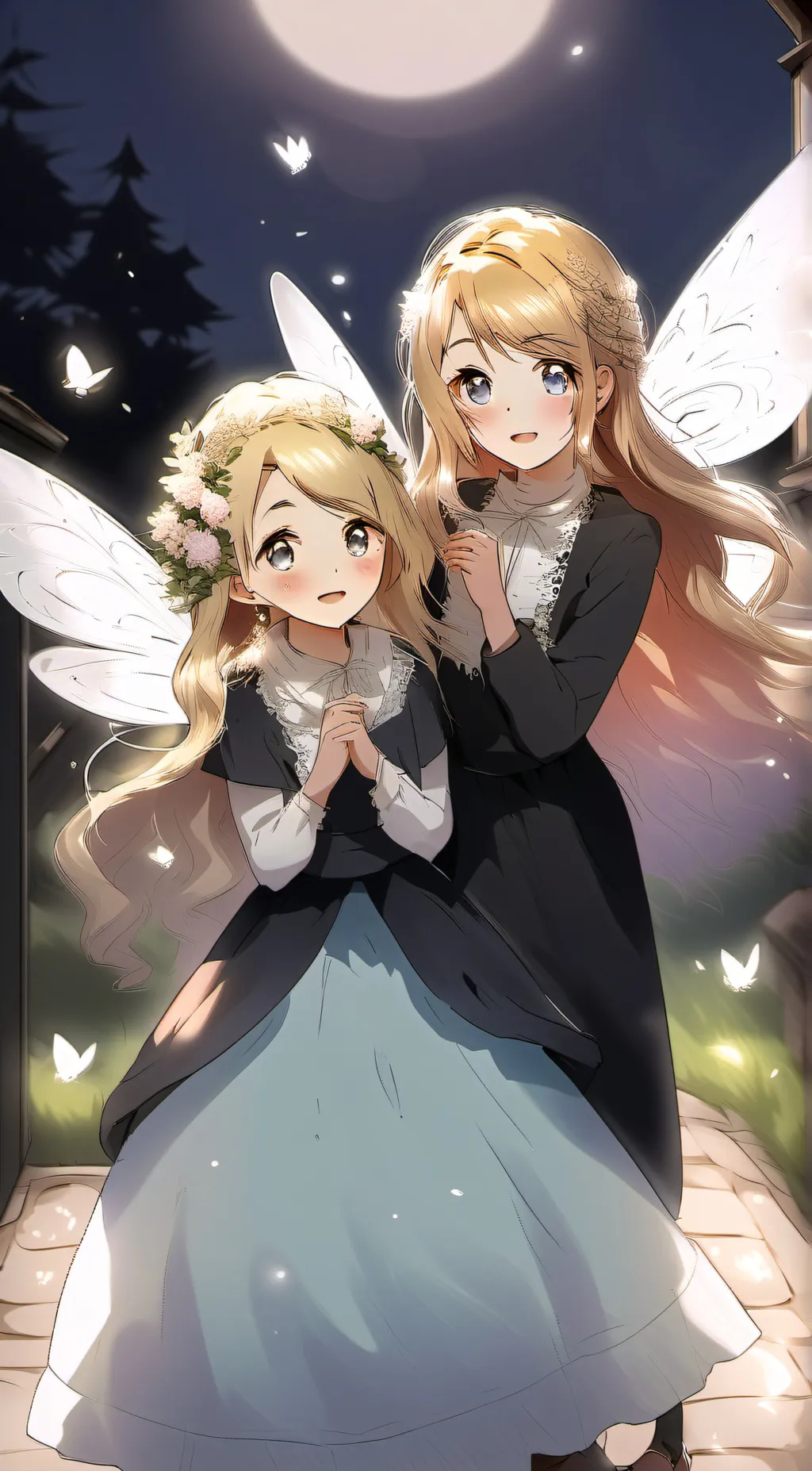 ai character: monica and marry background