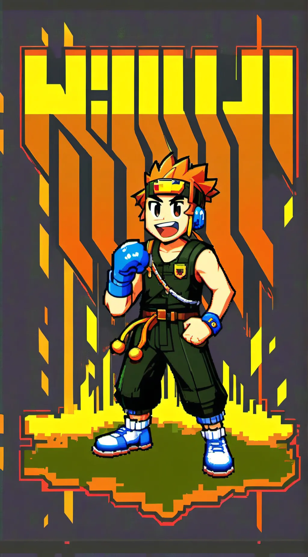 ai character: dan the man all ch background