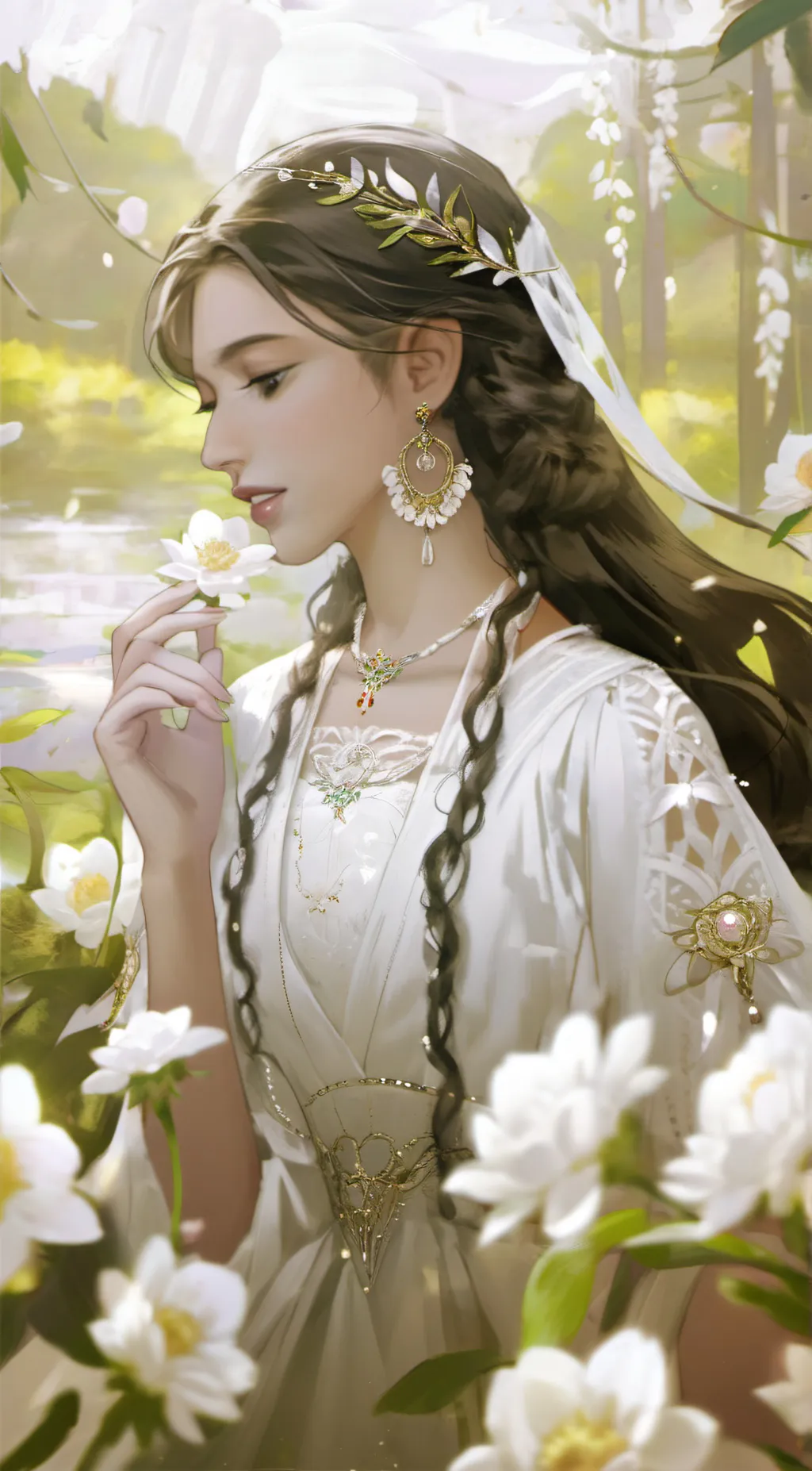 ai character: angel background