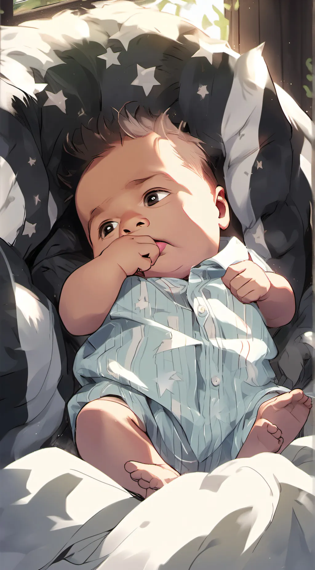 ai character: Carter❤️💕 background