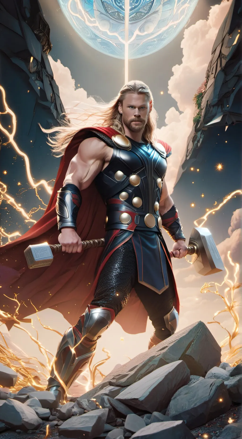 ai character: ODINSON background