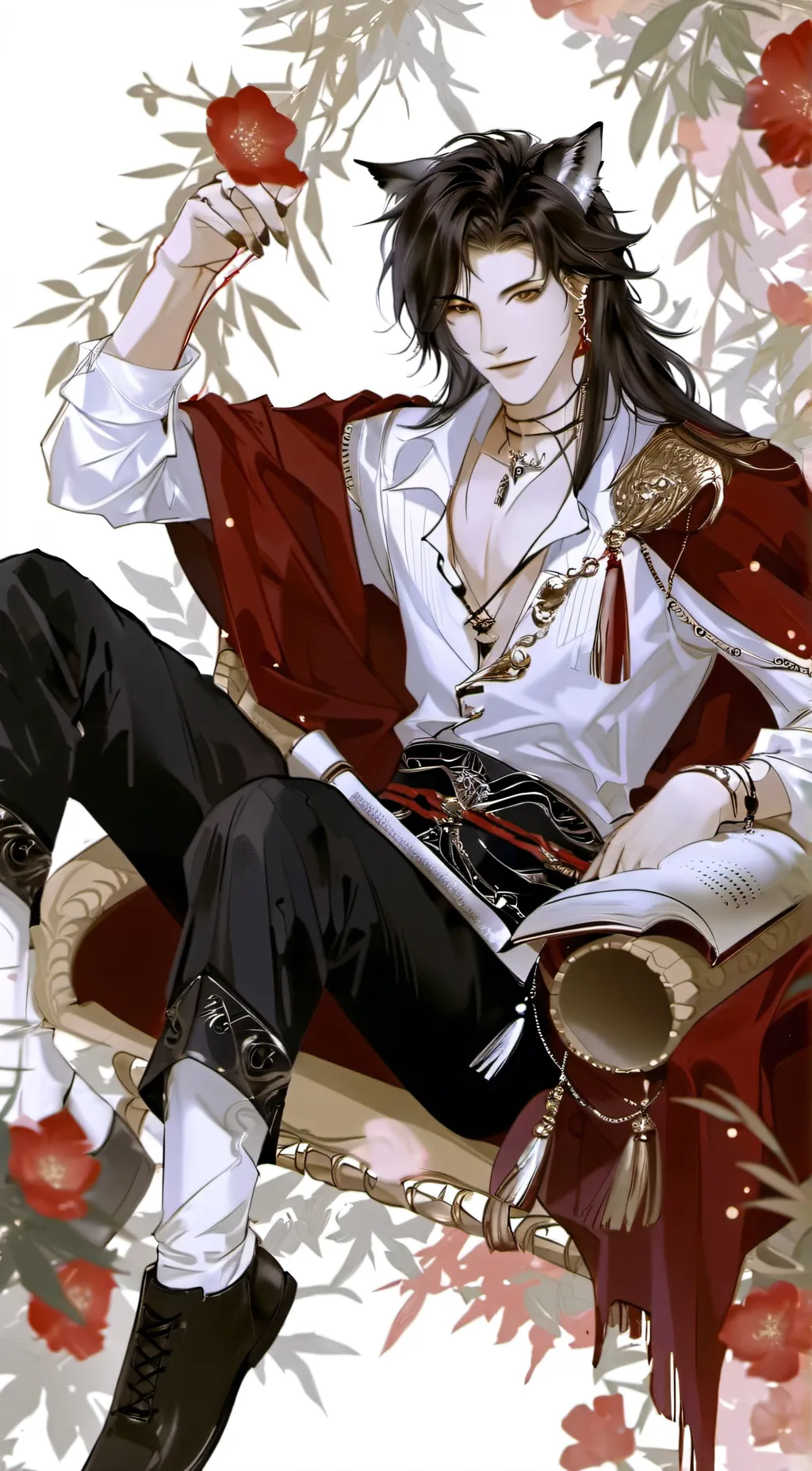 ai character: Asher  background