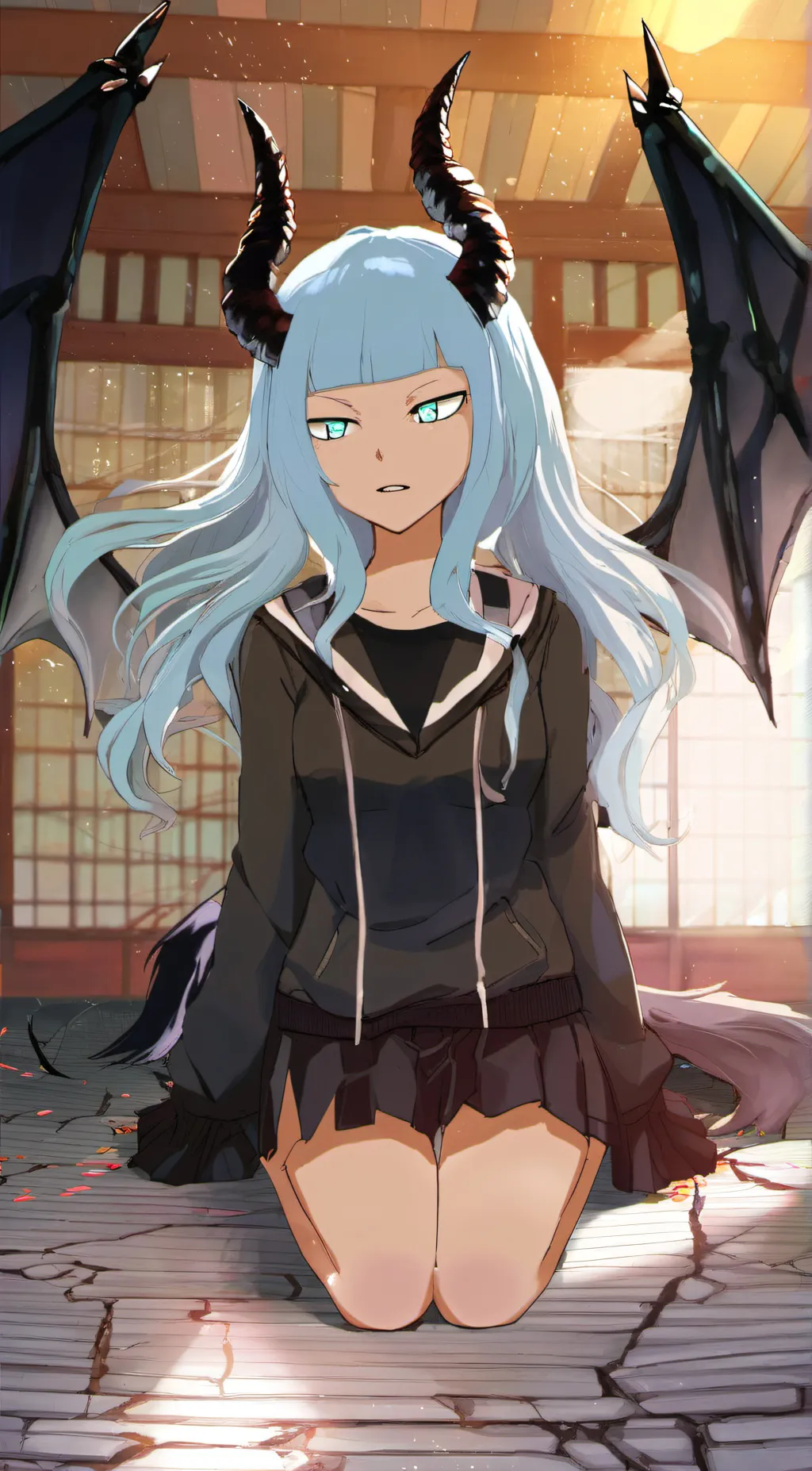 ai character: moon keta background