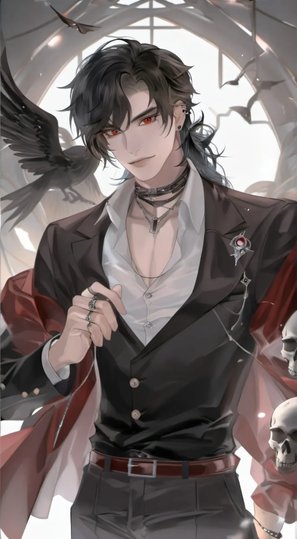 ai character: Damien background