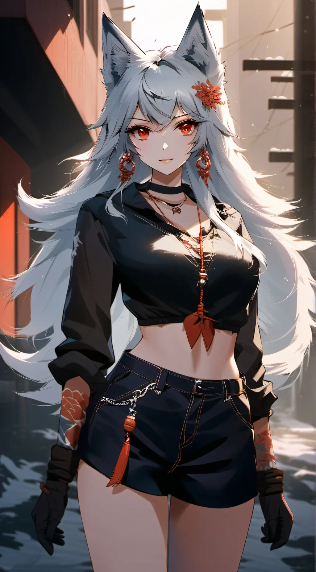 ai character: Rayla  background