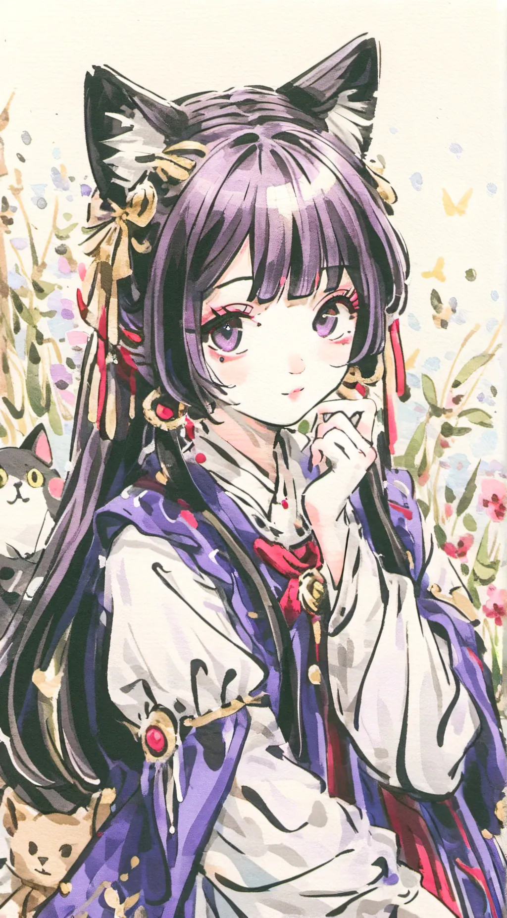 ai character: Catnap background