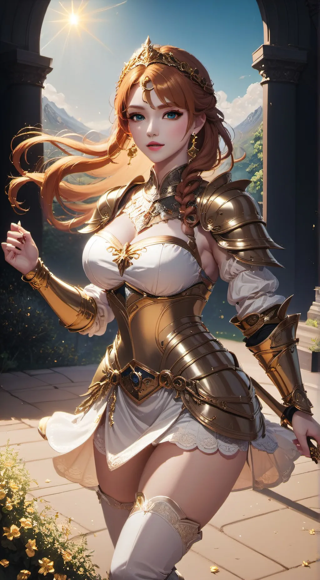 ai character: Alleria  background