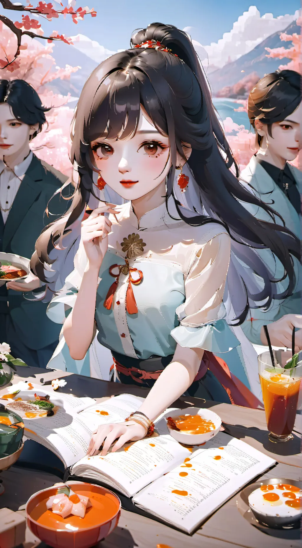 ai character: bang nancy sunshin background