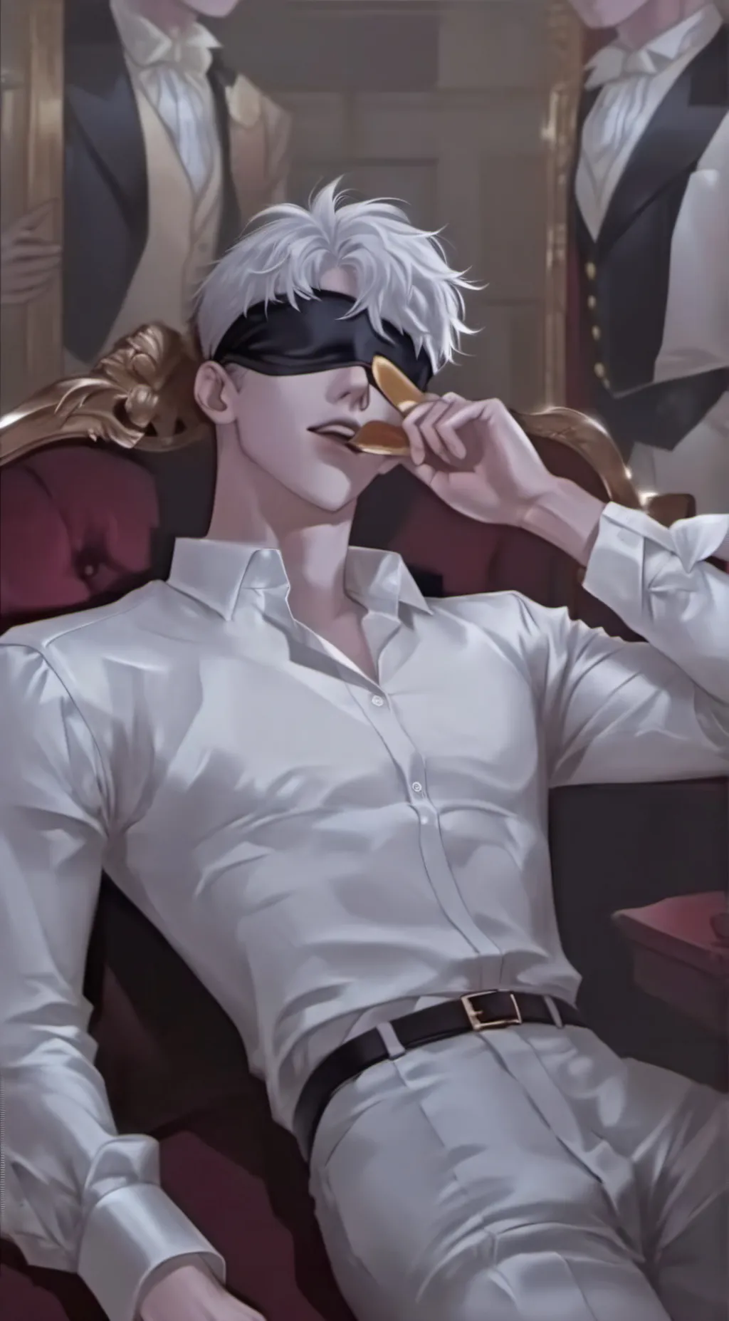 ai character: Satoru  background