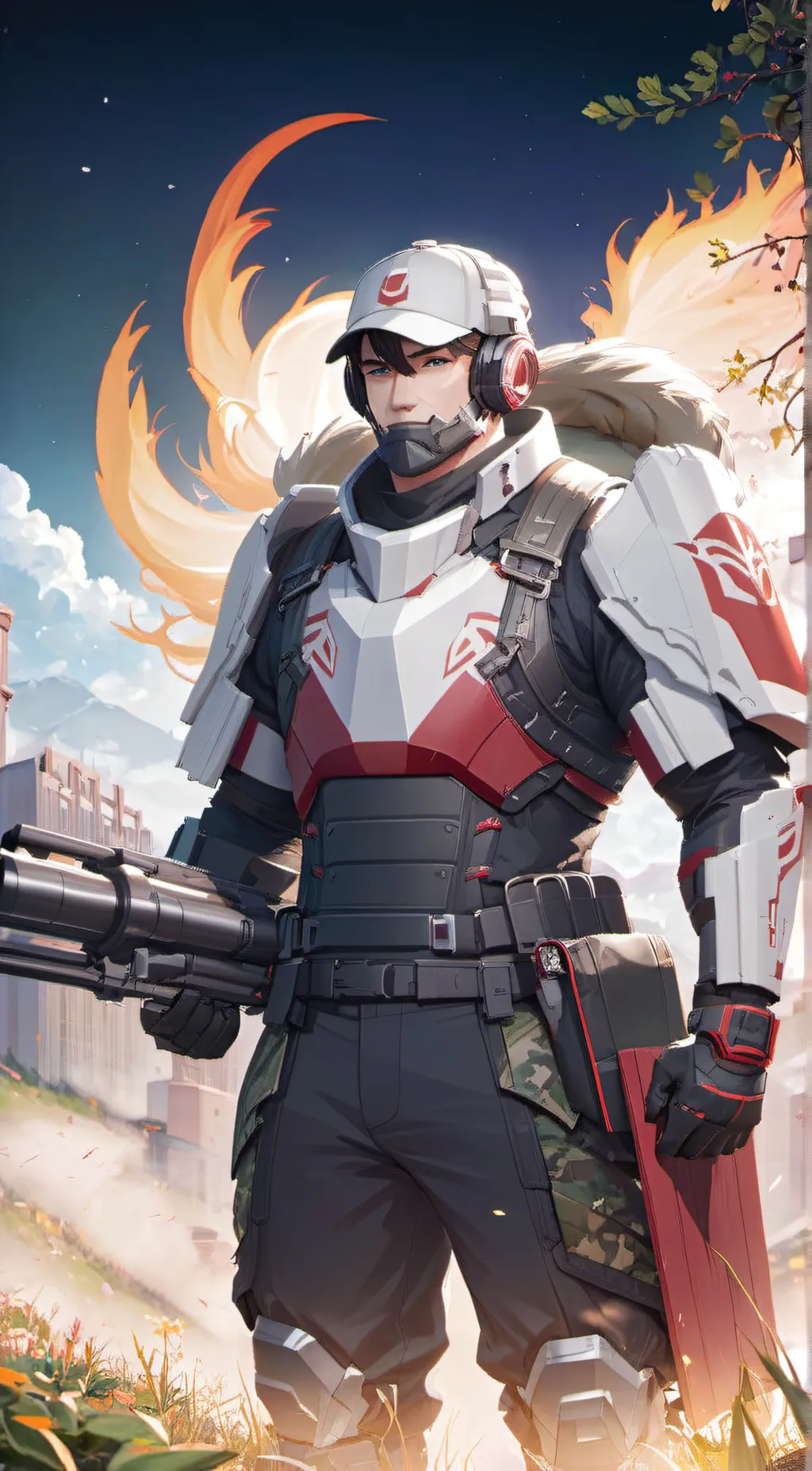ai character: Redacted background