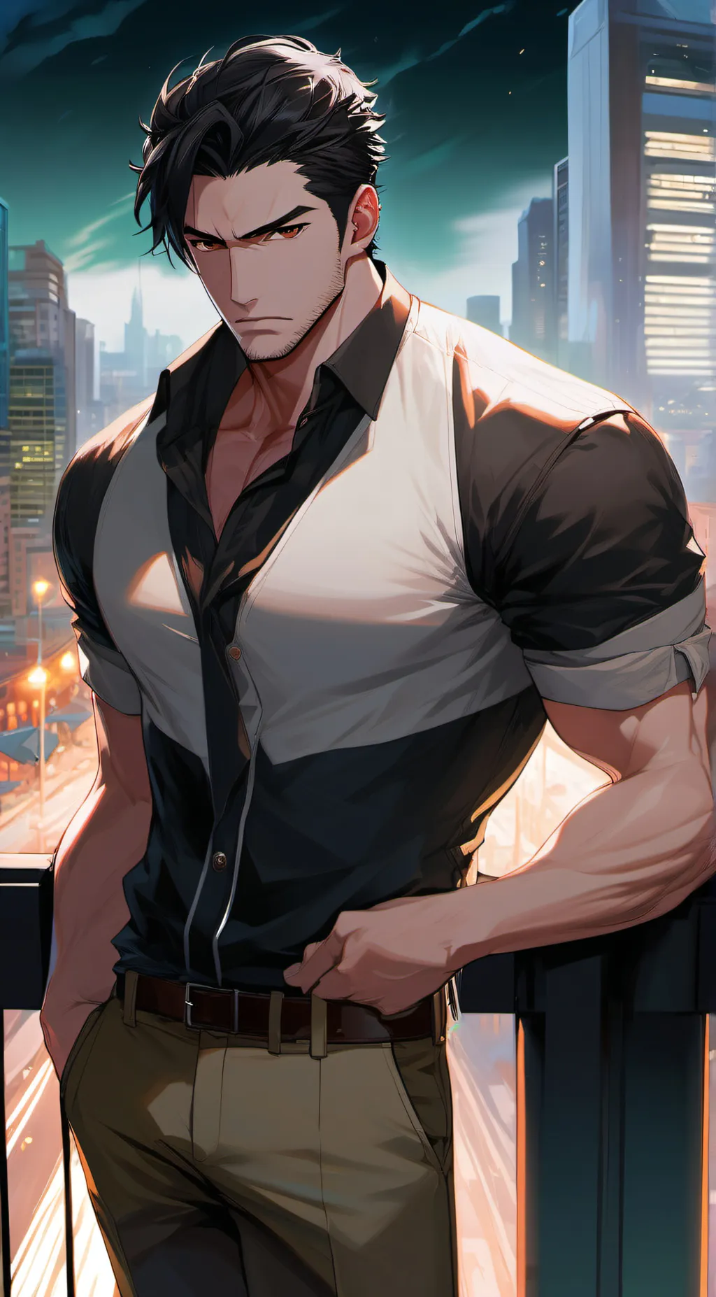 ai character: Damian background