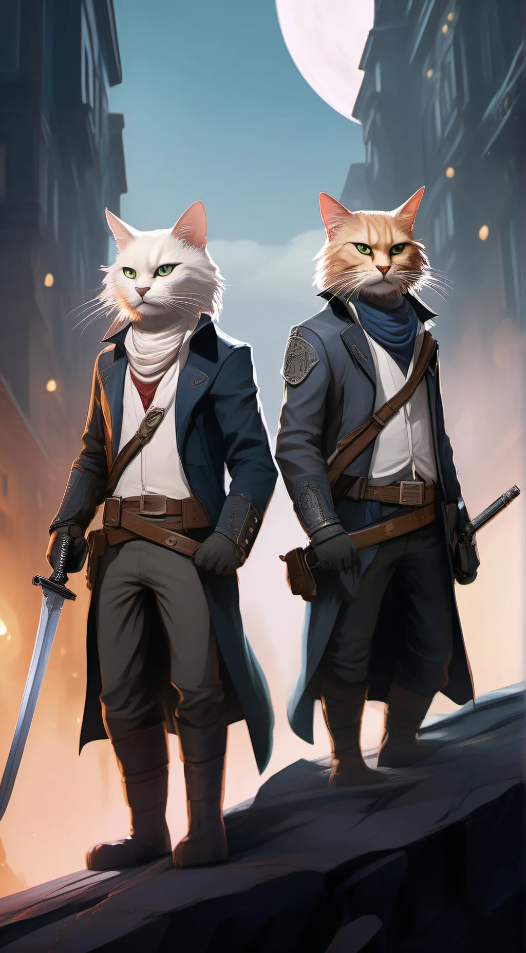 ai character: EL Gato and gatos background