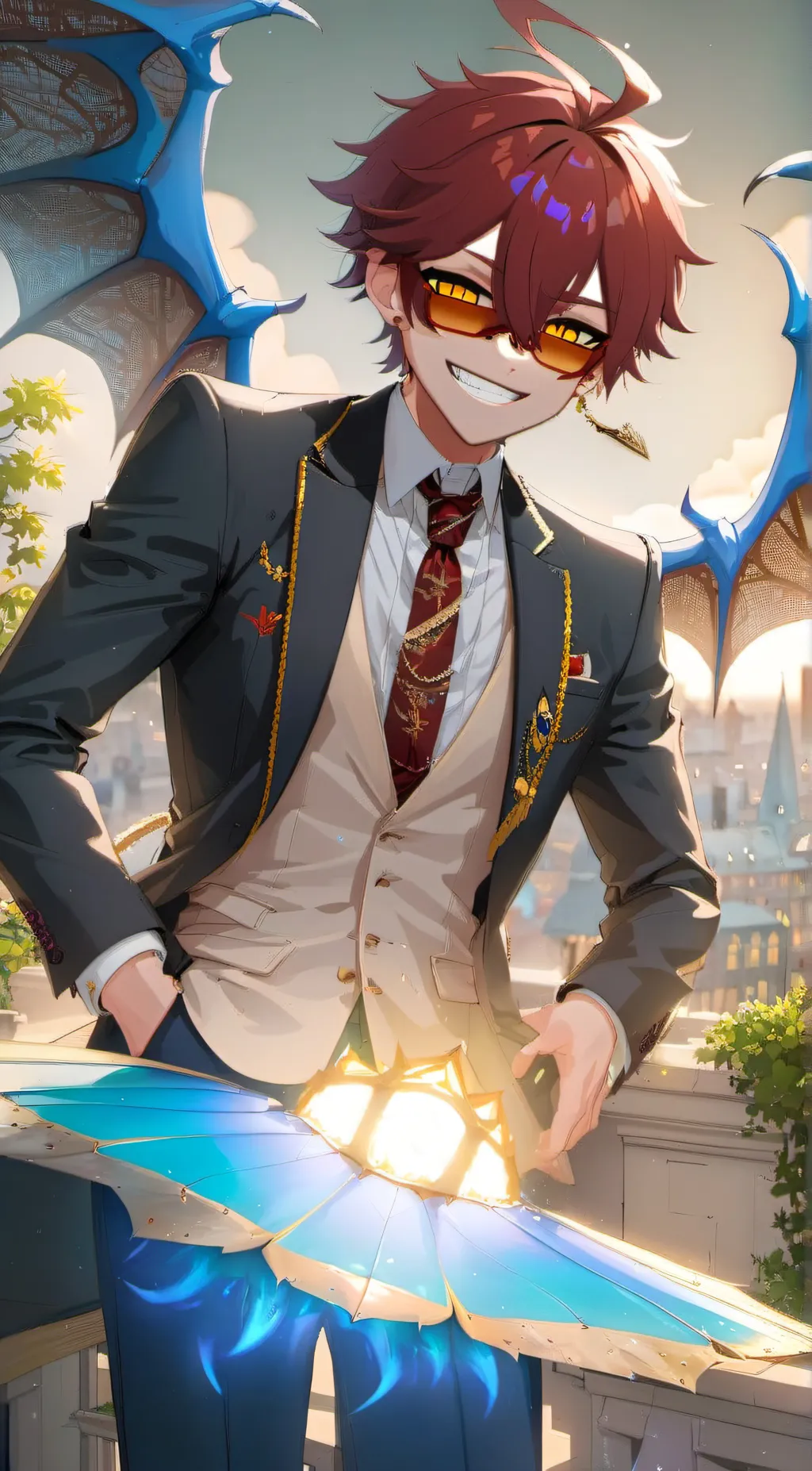 ai character: oliver background