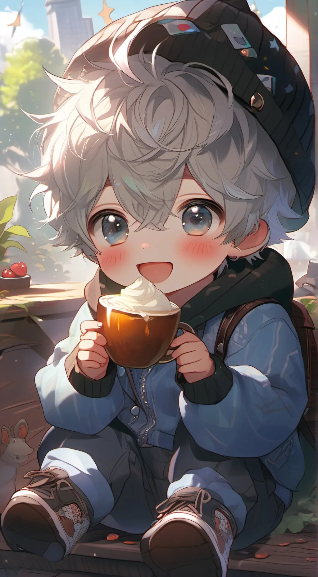 ai character: Max background