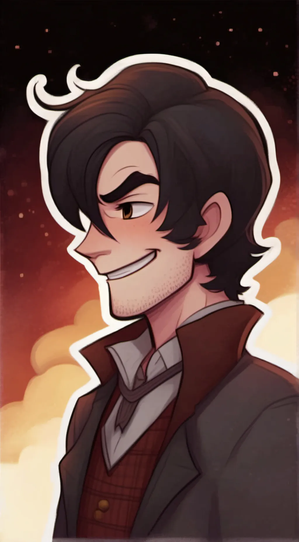 ai character: sirius black(young background