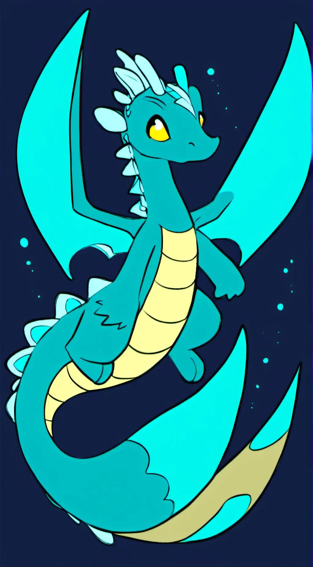 ai character: .°•Bubbles•°. background