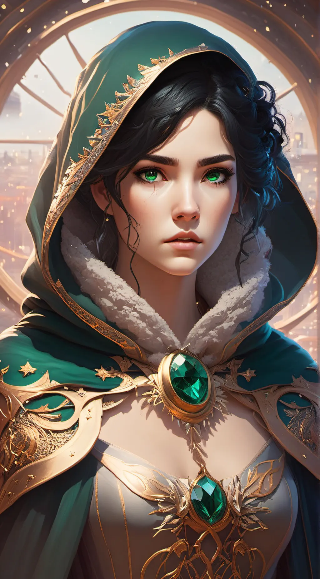 ai character: Emera  background