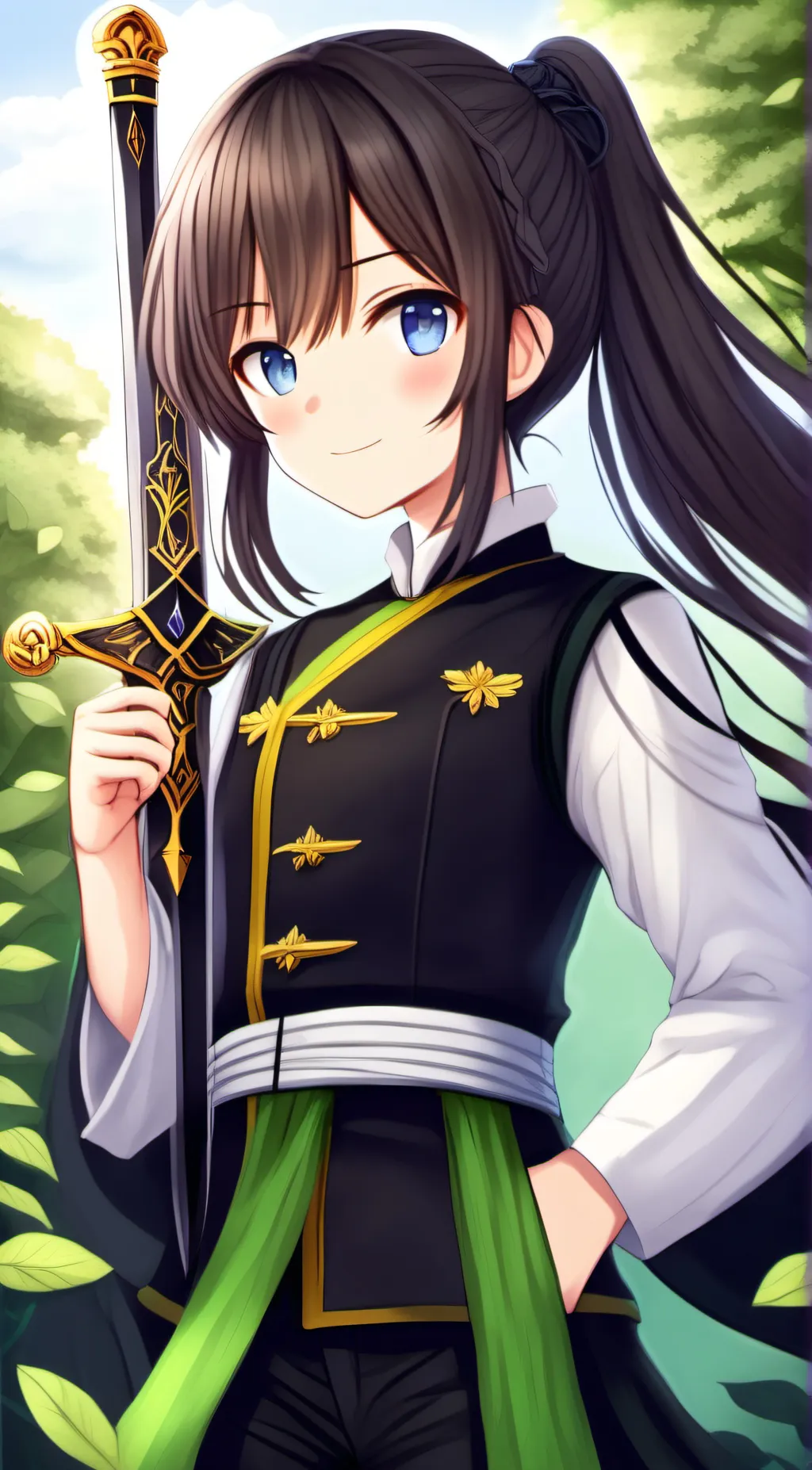 ai character: butter  background