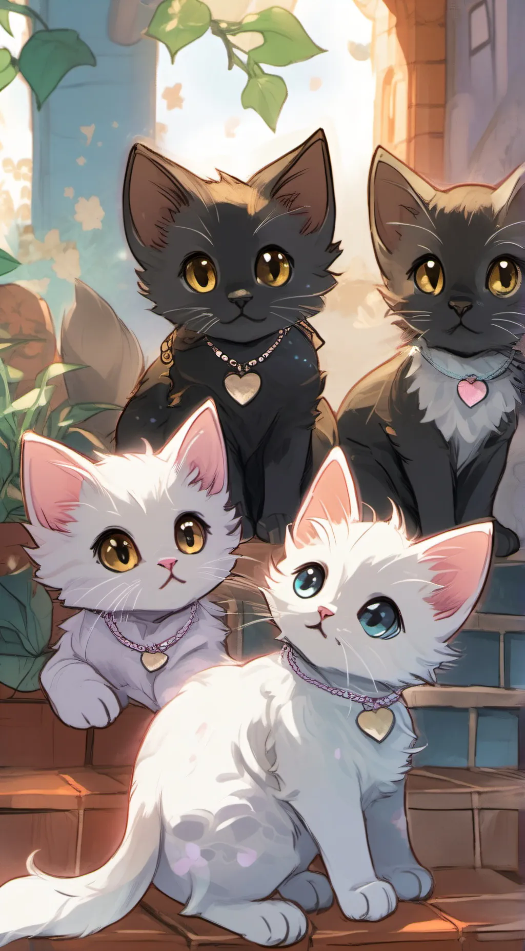ai character: Lilly Brook Sakura background
