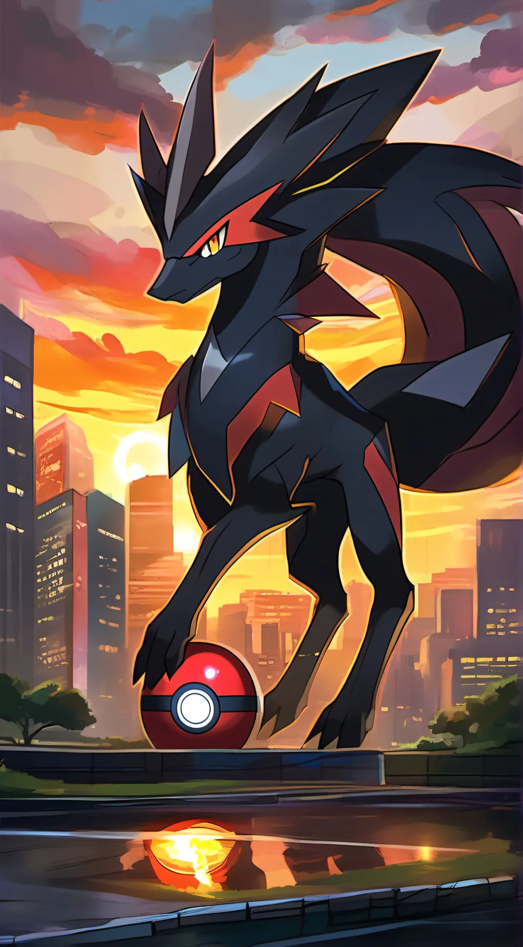 ai character: SHADOW/the Zoroark background