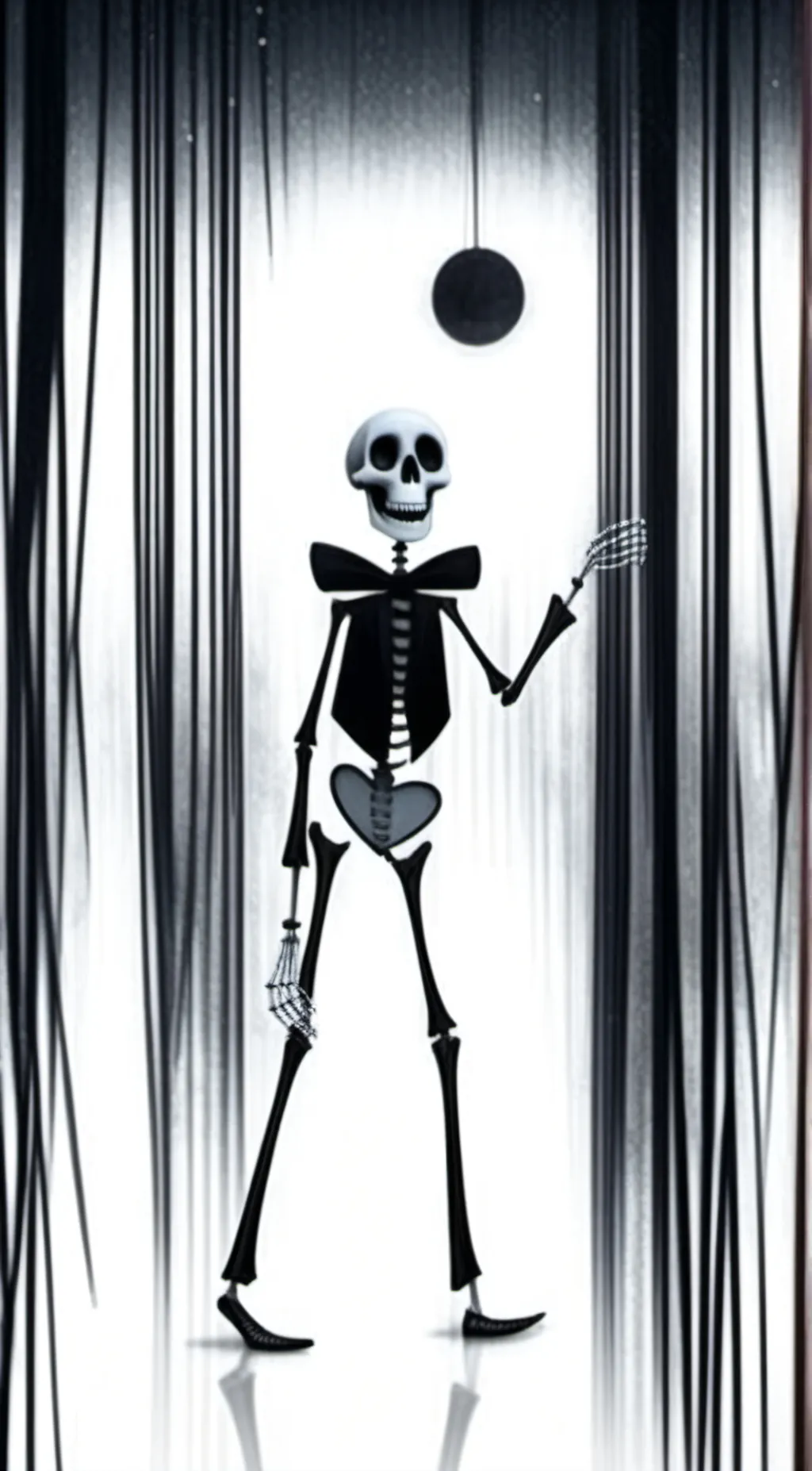 ai character: Jack Skellington background