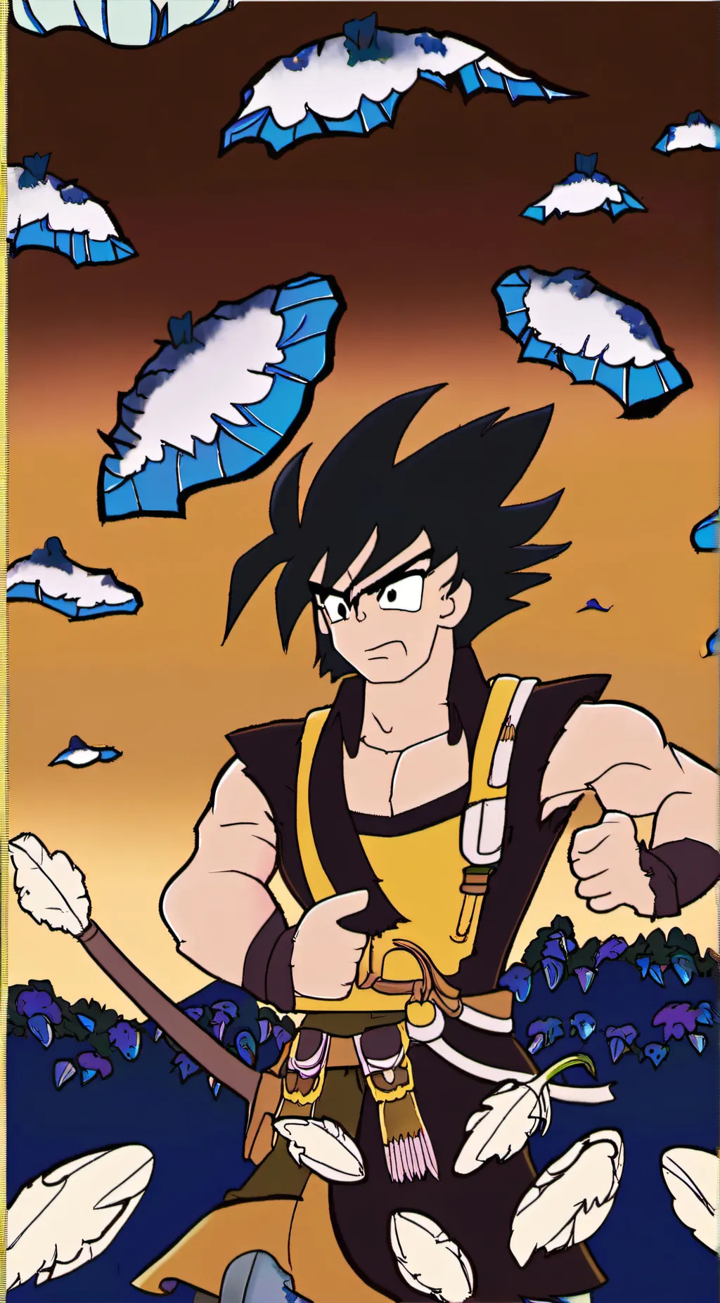 ai character: Bardock background