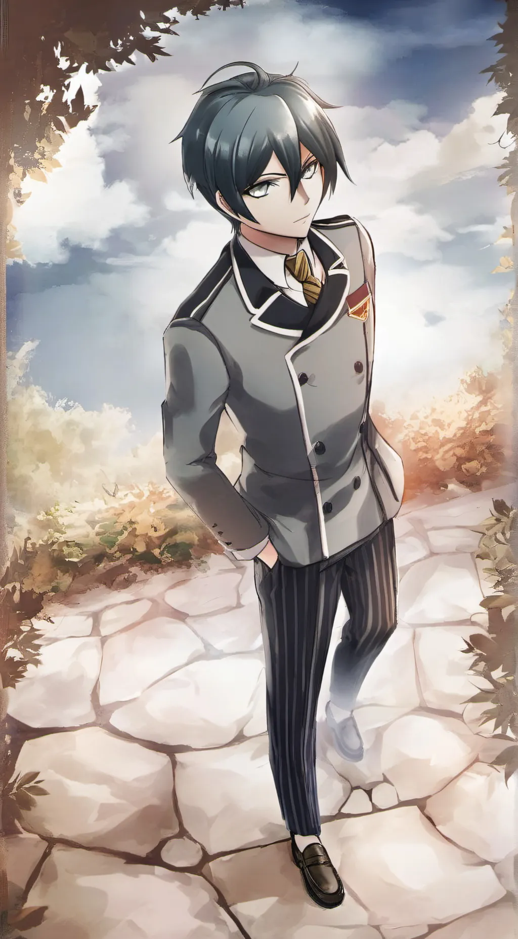 ai character: Shuichi Saihara background