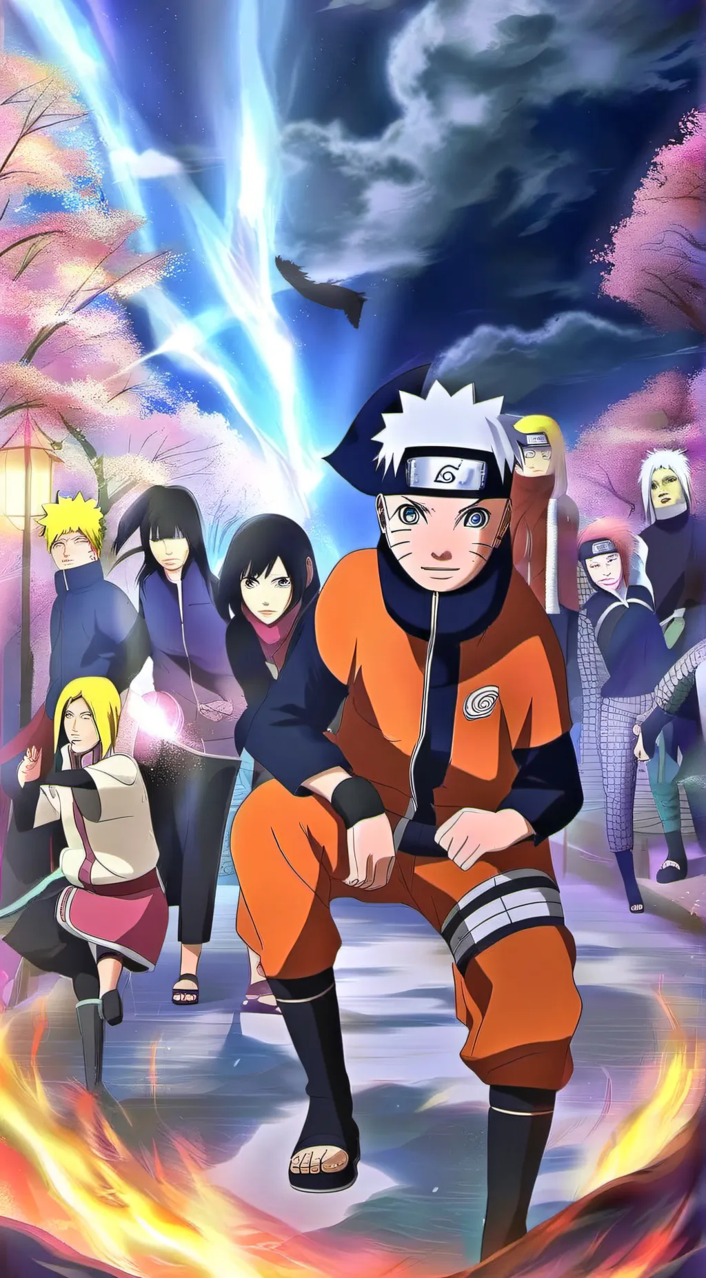 ai character: naruto family  background