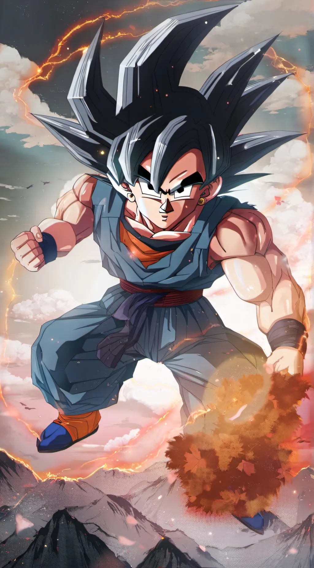 ai character: goku background