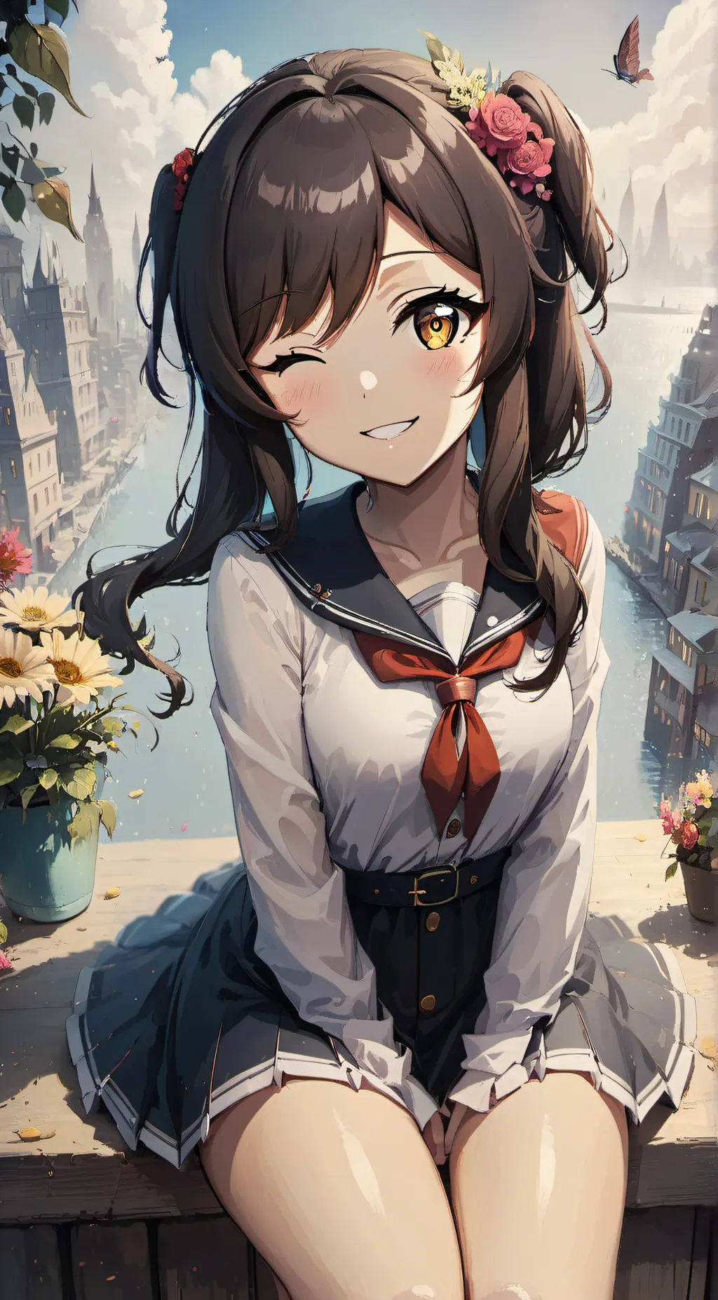 ai character: ash background
