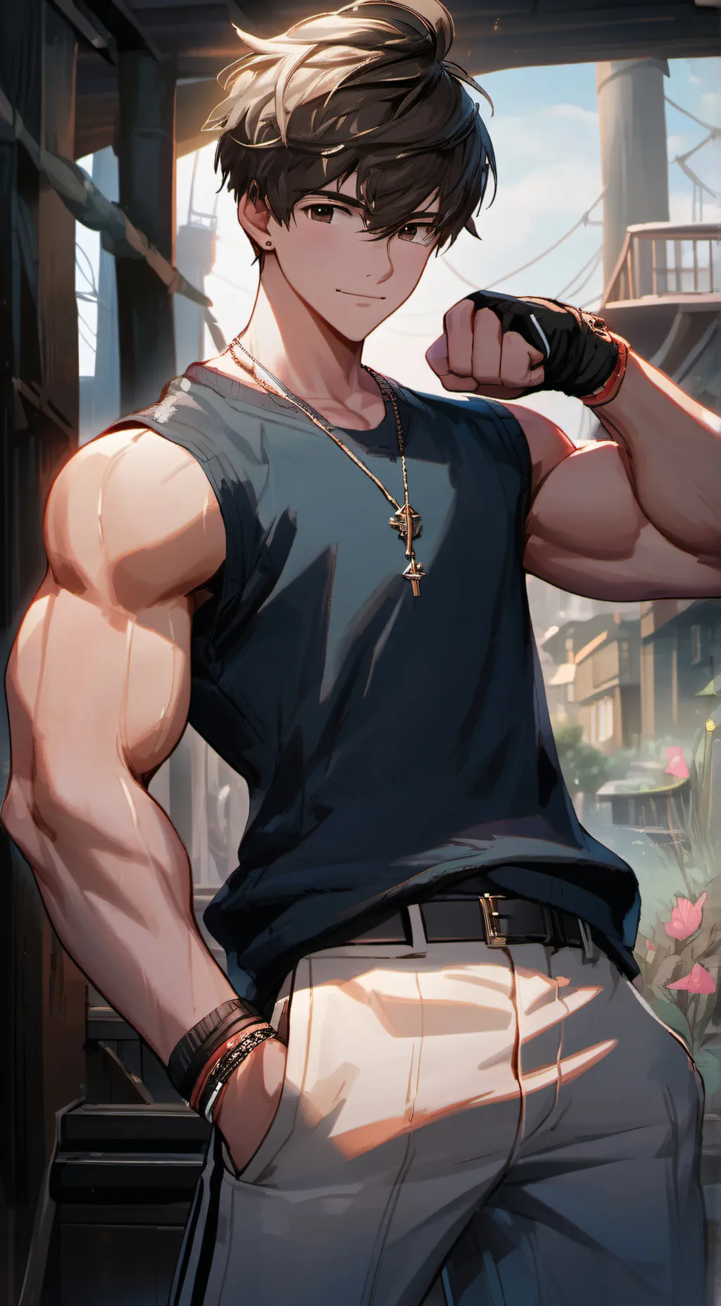 ai character: Levi background