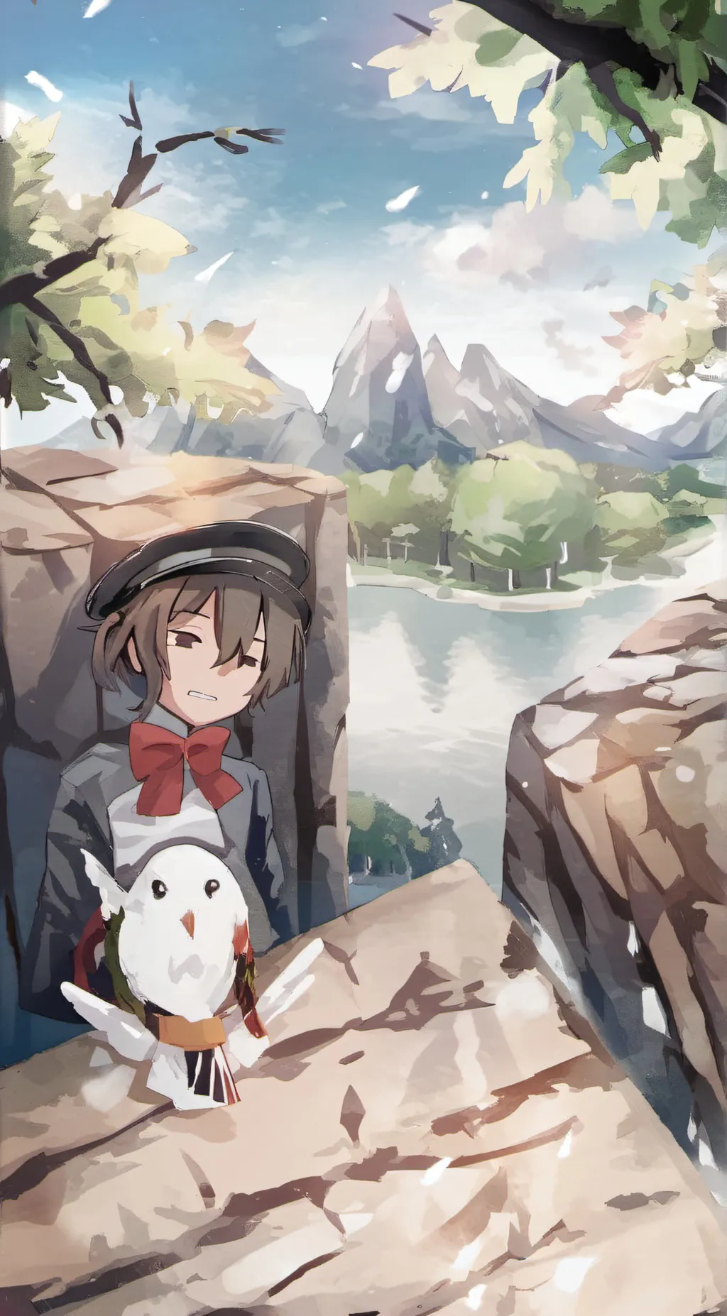 ai character: Gwen background